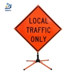 Roll Up Sign & Stand - Local Traffic Only Reflective Roll Up Traffic Sign